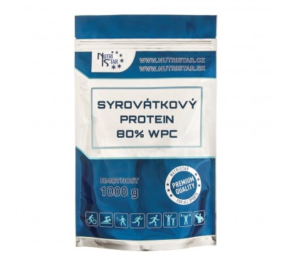Syrovátkový protein 80% neochucený 1 kg sáček